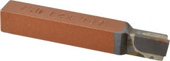Made in USA - 3/8 x 3/8" Shank, Square Shoulder Turning Single Point Tool Bit - AR-6, Grade K21 - Exact Tooling