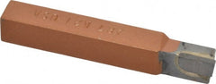 Made in USA - 7/16 x 7/16" Shank, Square Shoulder Turning Single Point Tool Bit - AR-7, Grade K21 - Exact Tooling
