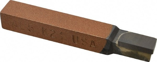 Made in USA - 5/16 x 5/16" Shank, Square Shoulder Turning Single Point Tool Bit - AL-5, Grade K21 - Exact Tooling
