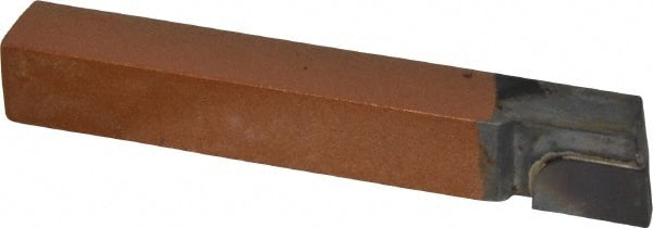 Made in USA - 1/2 x 1/2" Shank, Square Shoulder Turning Single Point Tool Bit - AL-8, Grade K21 - Exact Tooling