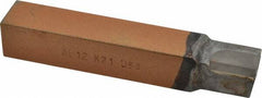 Made in USA - 3/4 x 3/4" Shank, Square Shoulder Turning Single Point Tool Bit - AL-12, Grade K21 - Exact Tooling