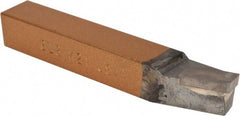 Made in USA - 1/2 x 1/2" Shank, Lead Angle Turning Single Point Tool Bit - BL-8, Grade K21 - Exact Tooling