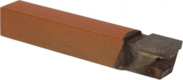 Made in USA - 3/4 x 3/4" Shank, Square Nose Single Point Tool Bit - C-12, Grade K21 - Exact Tooling