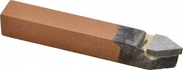 Made in USA - 5/16 x 5/16" Shank, Threading Single Point Tool Bit - E-5, Grade K21 - Exact Tooling