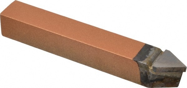 Made in USA - 1/2 x 1/2" Shank, Threading Single Point Tool Bit - E-8, Grade K21 - Exact Tooling