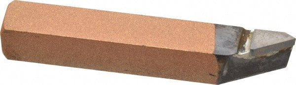 Made in USA - 3/8 x 3/8" Shank, Offset Threading Single Point Tool Bit - ER-6, Grade K21 - Exact Tooling