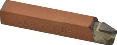 Made in USA - 3/8 x 3/8" Shank, Offset Threading Single Point Tool Bit - EL-6, Grade K21 - Exact Tooling