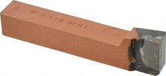 Made in USA - 5/8 x 5/8" Shank, Offset End Cutting Single Point Tool Bit - FR-10, Grade K21 - Exact Tooling