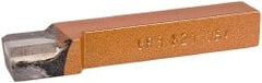 Made in USA - 1/2 x 1/2" Shank, Offset Side Cutting Single Point Tool Bit - GR-8, Grade K21 - Exact Tooling
