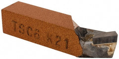 Made in USA - 3/8 x 3/8" Shank, Square Shank Boring Single Point Tool Bit - TSC-6, Grade K21 - Exact Tooling