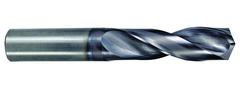 9.2mm Dia. - Solid Carbide 3xD High Performance Drill-TiAlN - Exact Tooling