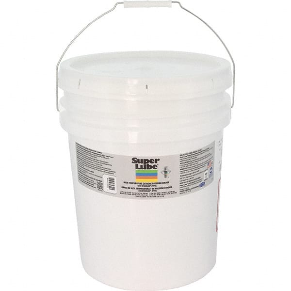 Synco Chemical - 30 Lb Pail Synthetic Extreme Pressure Grease - Translucent White, Extreme Pressure, Food Grade & High Temperature, 475°F Max Temp, NLGIG 2, - Exact Tooling