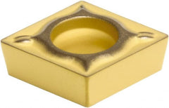 Sumitomo - CCMT21.51 ESU Grade AC830P Carbide Turning Insert - Al2O3 Finish, 80° Diamond, 1/4" Inscr Circle, 3/32" Thick, 1/64" Corner Radius - Exact Tooling