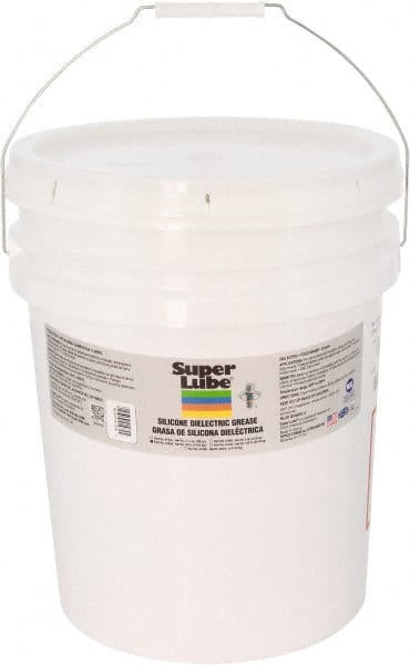 Synco Chemical - 30 Lb Pail Silicone General Purpose Grease - Translucent White, Food Grade, 500°F Max Temp, NLGIG 2, - Exact Tooling