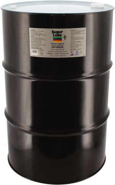 Synco Chemical - 55 Gal Drum, Synthetic Gear Oil - -45°F to 450°F, ISO 220 - Exact Tooling