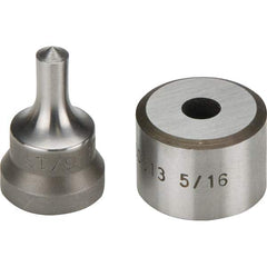 Enerpac - Hydraulic Punch Press Dies & Punches Type: Round Punch Diameter (mm): 7.90 - Exact Tooling