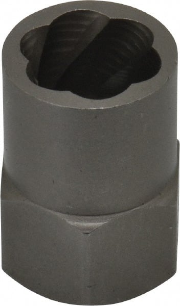 Irwin Hanson - 3/8" Drive Reverse Spiral Flute Hex Bolt Remover - 1/2" Hex, 2" OAL - Exact Tooling