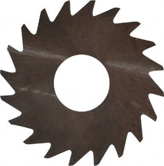 RobbJack - 3/4" Diam x 0.0156" Blade Thickness x 1/4" Arbor Hole Diam, 20 Tooth Slitting and Slotting Saw - Arbor Connection, Right Hand, Uncoated, Solid Carbide, Concave Ground - Exact Tooling