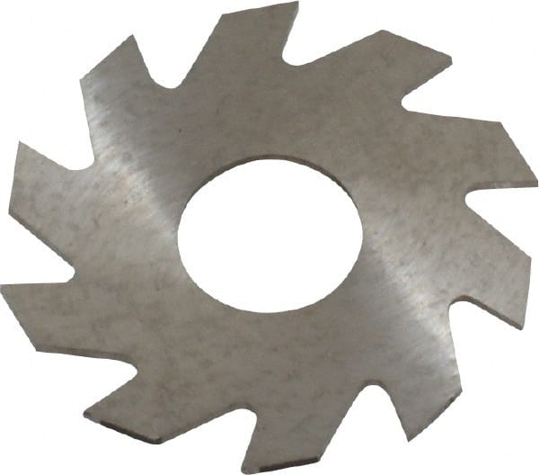 RobbJack - 3/4" Diam x 0.023" Blade Thickness x 1/4" Arbor Hole Diam, 10 Tooth Slitting and Slotting Saw - Arbor Connection, Right Hand, Uncoated, Solid Carbide, Concave Ground - Exact Tooling