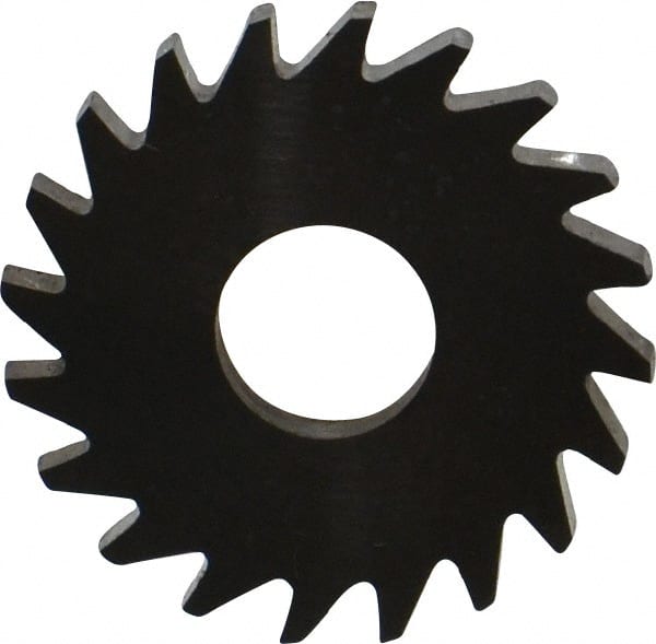RobbJack - 3/4" Diam x 0.0781" Blade Thickness x 1/4" Arbor Hole Diam, 20 Tooth Slitting and Slotting Saw - Arbor Connection, Right Hand, Uncoated, Solid Carbide, Concave Ground - Exact Tooling