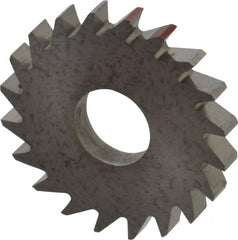 RobbJack - 3/4" Diam x 0.0937" Blade Thickness x 1/4" Arbor Hole Diam, 20 Tooth Slitting and Slotting Saw - Arbor Connection, Right Hand, Uncoated, Solid Carbide, Concave Ground - Exact Tooling