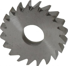 RobbJack - 3/4" Diam x 1/8" Blade Thickness x 1/4" Arbor Hole Diam, 20 Tooth Slitting and Slotting Saw - Arbor Connection, Right Hand, Uncoated, Solid Carbide, Concave Ground - Exact Tooling