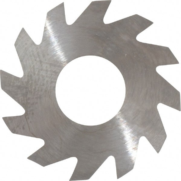 RobbJack - 1" Diam x 0.025" Blade Thickness x 3/8" Arbor Hole Diam, 12 Tooth Slitting and Slotting Saw - Arbor Connection, Right Hand, Uncoated, Solid Carbide, Concave Ground - Exact Tooling