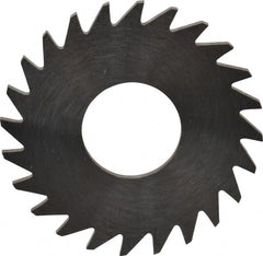 RobbJack - 1" Diam x 0.0468" Blade Thickness x 3/8" Arbor Hole Diam, 24 Tooth Slitting and Slotting Saw - Arbor Connection, Right Hand, Uncoated, Solid Carbide, Concave Ground - Exact Tooling