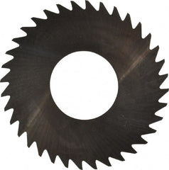 RobbJack - 1-1/4" Diam x 0.008" Blade Thickness x 1/2" Arbor Hole Diam, 36 Tooth Slitting and Slotting Saw - Arbor Connection, Right Hand, Uncoated, Solid Carbide, Concave Ground - Exact Tooling