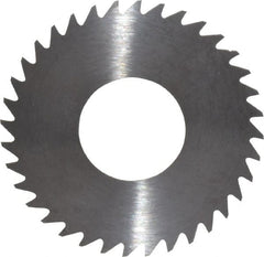RobbJack - 1-1/4" Diam x 0.012" Blade Thickness x 1/2" Arbor Hole Diam, 36 Tooth Slitting and Slotting Saw - Arbor Connection, Right Hand, Uncoated, Solid Carbide, Concave Ground - Exact Tooling
