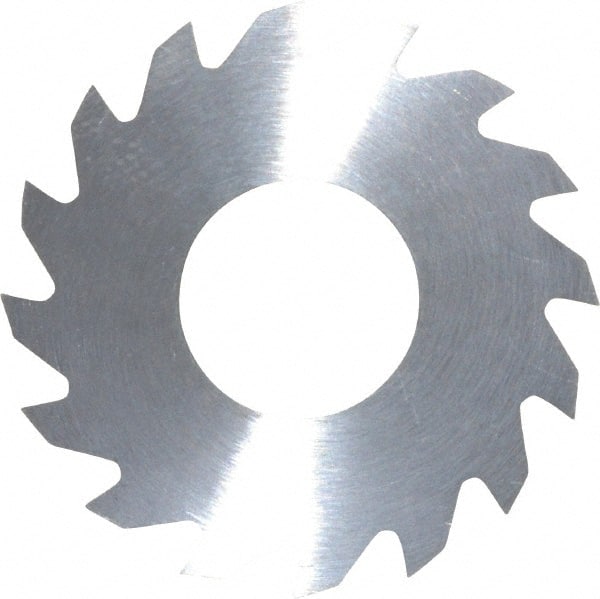 RobbJack - 1-1/4" Diam x 0.0312" Blade Thickness x 1/2" Arbor Hole Diam, 16 Tooth Slitting and Slotting Saw - Arbor Connection, Right Hand, Uncoated, Solid Carbide, Concave Ground - Exact Tooling