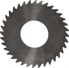 RobbJack - 1-1/4" Diam x 0.04" Blade Thickness x 1/2" Arbor Hole Diam, 36 Tooth Slitting and Slotting Saw - Arbor Connection, Right Hand, Uncoated, Solid Carbide, Concave Ground - Exact Tooling