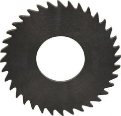 RobbJack - 1-1/4" Diam x 0.0468" Blade Thickness x 1/2" Arbor Hole Diam, 36 Tooth Slitting and Slotting Saw - Arbor Connection, Right Hand, Uncoated, Solid Carbide, Concave Ground - Exact Tooling