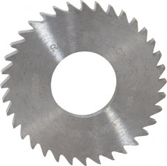 RobbJack - 1-1/4" Diam x 1/8" Blade Thickness x 1/2" Arbor Hole Diam, 36 Tooth Slitting and Slotting Saw - Arbor Connection, Right Hand, Uncoated, Solid Carbide, Concave Ground - Exact Tooling