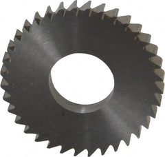 RobbJack - 1-1/4" Diam x 0.1562" Blade Thickness x 1/2" Arbor Hole Diam, 36 Tooth Slitting and Slotting Saw - Arbor Connection, Right Hand, Uncoated, Solid Carbide, Concave Ground - Exact Tooling