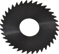 RobbJack - 1-1/2" Diam x 0.025" Blade Thickness x 1/2" Arbor Hole Diam, 36 Tooth Slitting and Slotting Saw - Arbor Connection, Right Hand, Uncoated, Solid Carbide, Concave Ground - Exact Tooling