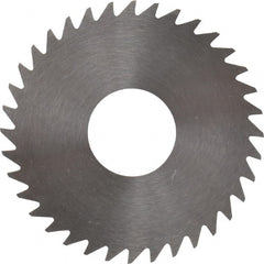 RobbJack - 1-1/2" Diam x 0.0312" Blade Thickness x 1/2" Arbor Hole Diam, 36 Tooth Slitting and Slotting Saw - Arbor Connection, Right Hand, Uncoated, Solid Carbide, Concave Ground - Exact Tooling