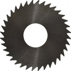 RobbJack - 1-1/2" Diam x 0.0468" Blade Thickness x 1/2" Arbor Hole Diam, 36 Tooth Slitting and Slotting Saw - Arbor Connection, Right Hand, Uncoated, Solid Carbide, Concave Ground - Exact Tooling