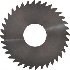 RobbJack - 1-1/2" Diam x 1/16" Blade Thickness x 1/2" Arbor Hole Diam, 36 Tooth Slitting and Slotting Saw - Arbor Connection, Right Hand, Uncoated, Solid Carbide, Concave Ground - Exact Tooling