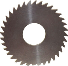 RobbJack - 1-1/2" Diam x 0.0781" Blade Thickness x 1/2" Arbor Hole Diam, 36 Tooth Slitting and Slotting Saw - Arbor Connection, Right Hand, Uncoated, Solid Carbide, Concave Ground - Exact Tooling
