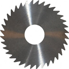 RobbJack - 1-3/4" Diam x 0.0156" Blade Thickness x 1/2" Arbor Hole Diam, 36 Tooth Slitting and Slotting Saw - Arbor Connection, Right Hand, Uncoated, Solid Carbide, Concave Ground - Exact Tooling