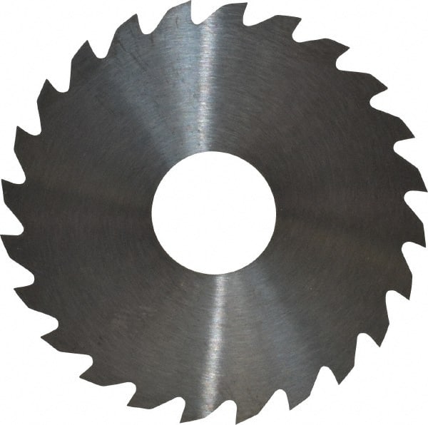 RobbJack - 1-3/4" Diam x 0.02" Blade Thickness x 1/2" Arbor Hole Diam, 24 Tooth Slitting and Slotting Saw - Arbor Connection, Right Hand, Uncoated, Solid Carbide, Concave Ground - Exact Tooling