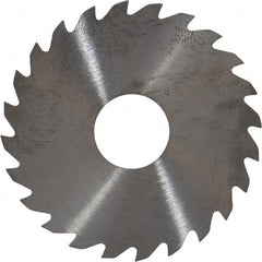 RobbJack - 1-3/4" Diam x 0.04" Blade Thickness x 1/2" Arbor Hole Diam, 24 Tooth Slitting and Slotting Saw - Arbor Connection, Right Hand, Uncoated, Solid Carbide, Concave Ground - Exact Tooling