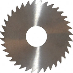 RobbJack - 1-3/4" Diam x 0.0468" Blade Thickness x 1/2" Arbor Hole Diam, 36 Tooth Slitting and Slotting Saw - Arbor Connection, Right Hand, Uncoated, Solid Carbide, Concave Ground - Exact Tooling