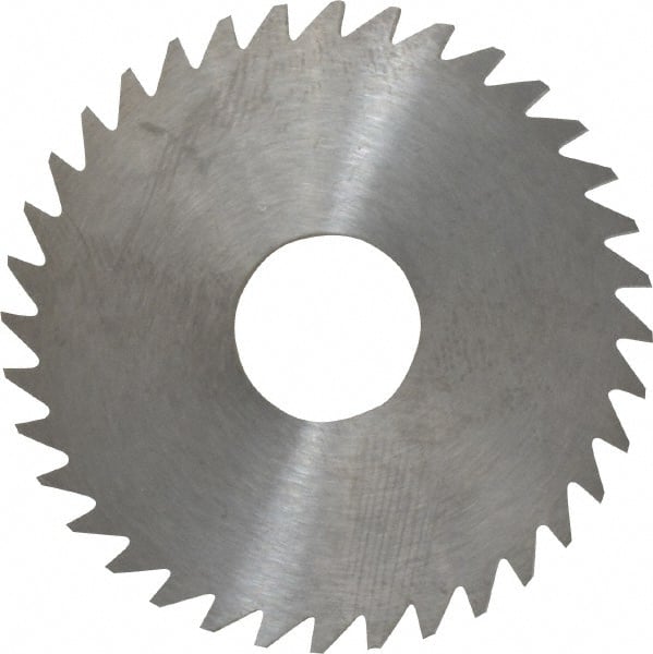 RobbJack - 1-3/4" Diam x 1/8" Blade Thickness x 1/2" Arbor Hole Diam, 36 Tooth Slitting and Slotting Saw - Arbor Connection, Right Hand, Uncoated, Solid Carbide, Concave Ground - Exact Tooling