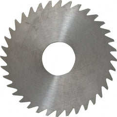 RobbJack - 1-3/4" Diam x 1/8" Blade Thickness x 1/2" Arbor Hole Diam, 36 Tooth Slitting and Slotting Saw - Arbor Connection, Right Hand, Uncoated, Solid Carbide, Concave Ground - Exact Tooling