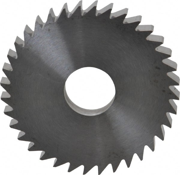 RobbJack - 1-3/4" Diam x 3/16" Blade Thickness x 1/2" Arbor Hole Diam, 36 Tooth Slitting and Slotting Saw - Arbor Connection, Right Hand, Uncoated, Solid Carbide, Concave Ground - Exact Tooling