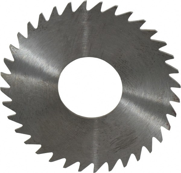 RobbJack - 1-3/4" Diam x 0.0312" Blade Thickness x 5/8" Arbor Hole Diam, 36 Tooth Slitting and Slotting Saw - Arbor Connection, Right Hand, Uncoated, Solid Carbide, Concave Ground - Exact Tooling