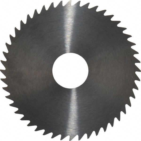RobbJack - 2" Diam x 0.0156" Blade Thickness x 1/2" Arbor Hole Diam, 48 Tooth Slitting and Slotting Saw - Arbor Connection, Right Hand, Uncoated, Solid Carbide, Concave Ground - Exact Tooling