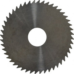 RobbJack - 2" Diam x 0.02" Blade Thickness x 1/2" Arbor Hole Diam, 48 Tooth Slitting and Slotting Saw - Arbor Connection, Right Hand, Uncoated, Solid Carbide, Concave Ground - Exact Tooling